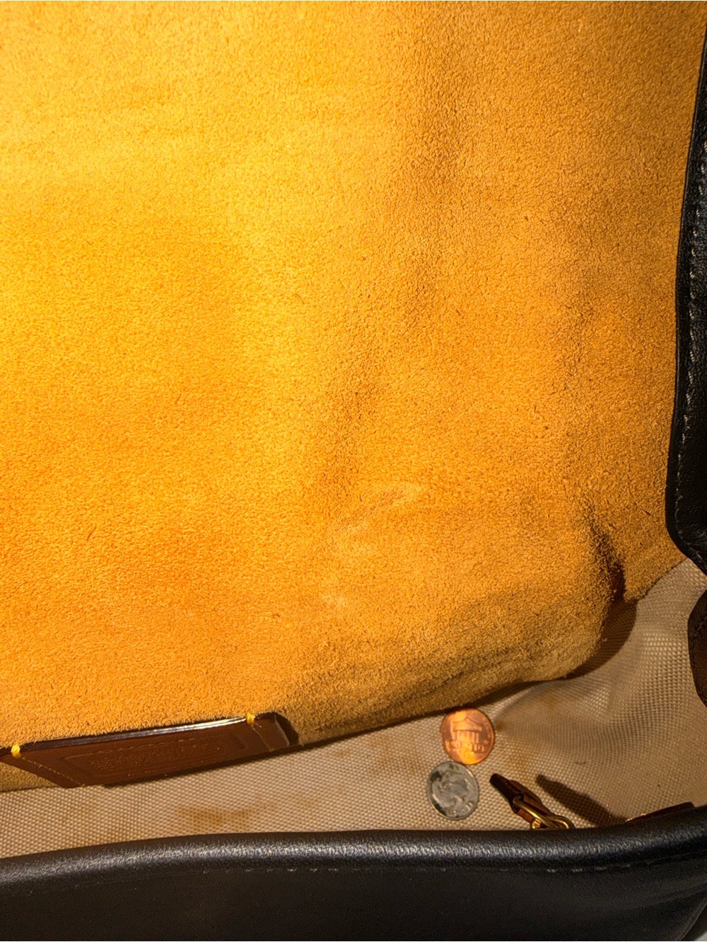 Coach Soft Tabby Black Leather Shoulder Bag with Gold Hardware - Picture 3 of 9